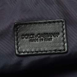 Dolce & Gabbana Multicolor Print Nylon Zip Pouch