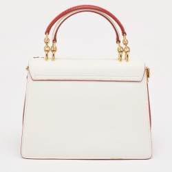 Pre Owned Dolce & Gabbana Multicolor Lizard Embossed and Leather Embellished Welcome Top Handle Bag