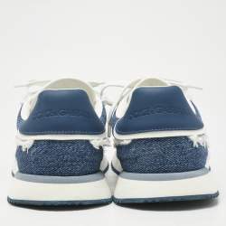 مملوكة مسبقًا حذاء رياضي برباط أريا جينز أزرق كحلي دولتشي أند غابانا مقاس 41