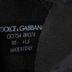 Pre Owned Dolce & Gabbana Multicolor Nylon and Suede Ns1 Low Top Sneakers Size 41.5