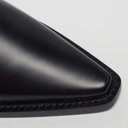 Pre Owned Dolce & Gabbana Zanzara Size 38.5 Black Leather Derby