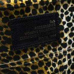 Pre Owned Dolce & Gabbana Animal Print Rubber Boots Size 41