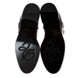 مملوكة مسبقًا Dolce & Gabbana Brown Leather Logo Detail Ankle Boots Size 37.5