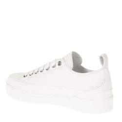 Dolce & Gabbana White Portofino Logo-Detailed Sneakers Size EU 38.5