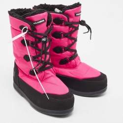 Dolce & Gabbana Pink Nylon Snow Boots Size 35/36