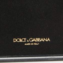 Dolce & Gabbana Multicolor Fruit Print Leather Crystal Embellished iPhone 7 Plus Case