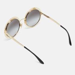 Dolce & Gabbana Black Gradient DG2179 Frame Round Sunglasses