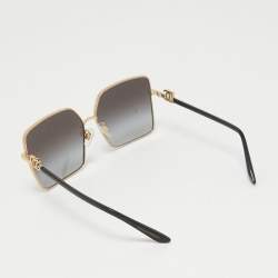 Dolce & Gabbana Gold Tone/Grey Gradient DG2279 Square Sunglasses