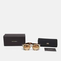 Dolce & Gabbana Tortoise Brown Gradient DG4379-F Wayfarer Sunglasses