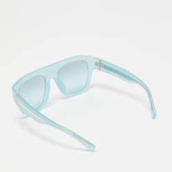 Pre Owned Dolce & Gabbana Light Blue Gradient DG4398 F Square Sunglasses
