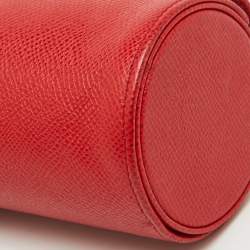 Dolce & Gabbana Red Leather Travel Watch Case