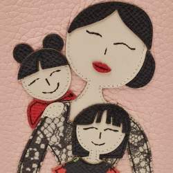Dolce & Gabbana Pink Leather Mother and Daughter iPhone 6/6s Plus Cover