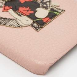 Dolce & Gabbana Pink Leather Mother and Daughter iPhone 6/6s Plus Cover