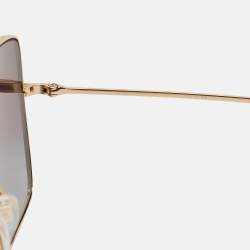 Dolce & Gabbana Black/Gold Gradient DG2242 Square Sunglasses