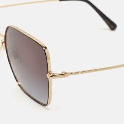Dolce & Gabbana Black/Gold Gradient DG2242 Square Sunglasses
