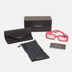 Dolce & Gabbana Pink Mirrored DG4416 Frame Square Sunglasses