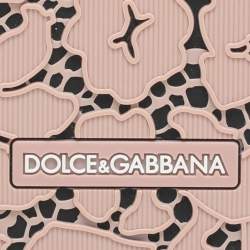 Dolce & Gabbana Pink/Black Lace Rubber iPhone 14 Pro Max Cover 