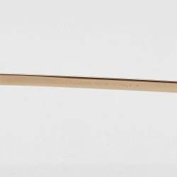 Pre Owned Dolce & Gabbana Brown Gradient DG2252-H Pearl Embellished Round Sunglasses