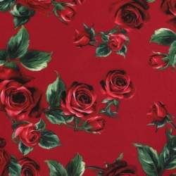 Pre Owned Dolce & Gabbana Red/Pink Printed Silk Handkerchief