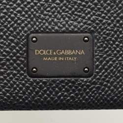 Pre Owned Dolce & Gabbana Black Leather iPhone 7 Case