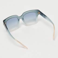 Pre Owned Dolce & Gabbana Blue/Pink Gradient DG4286 F Square Sunglasses