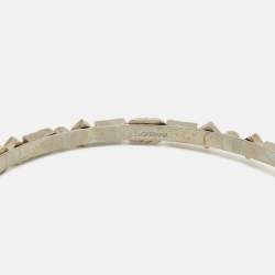 مملوكة مسبقًا Dolce & Gabbana Crystal Embellished Silver Tone Headband