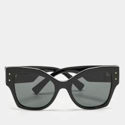 مملوكة مسبقًا Dolce & Gabbana Black DG4478 Butterfly Sunglasses