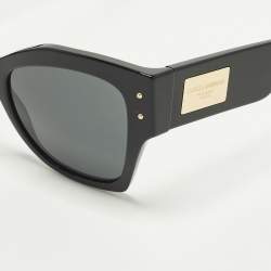 Pre Owned نظارة شمسية دولتشي أند غابانا دي جي4478 سوداء فراشة