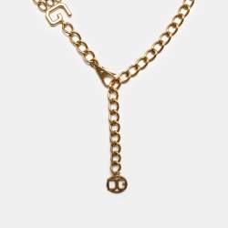 Pre Owned Dolce & Gabbana Gold Tone Chain Belt