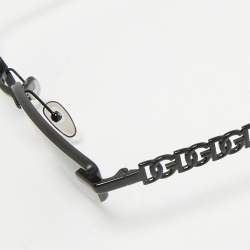 Pre Owned Dolce & Gabbana Black DG2301 Logo Cat Eye Sunglasses