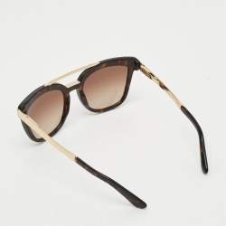 Pre Owned Dolce & Gabbana Tortoise Brown Gradient DG4269 Butterfly Sunglasses