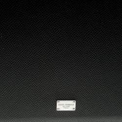 Pre Owned Dolce & Gabbana Black Leather iPad 2 Case