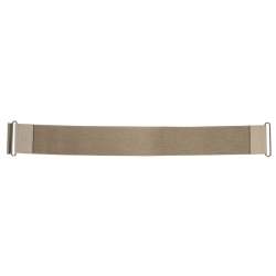 مملوكة مسبقًا Dolce & Gabbana Beige Canvas and Leather Elastic Waist Belt 90CM
