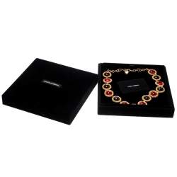 Pre Owned قلادة دولتشي أند غابانا رزين فيليغري متعدد الألوان بخرز ذهبي اللون