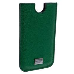 Dolce & Gabbana Green Leather iPhone 4 Case
