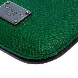 Dolce & Gabbana Green Leather iPhone 4 Case