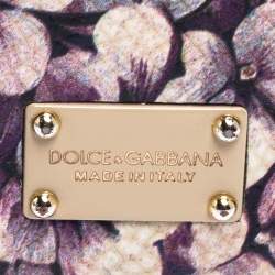 Pre Owned Dolce & Gabbana Multicolor Floral Print Leather iPhone 7 Case