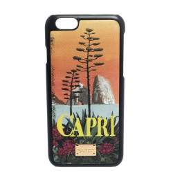 Dolce & Gabbana Multicolor Capri Print Leather iPhone 6 Case