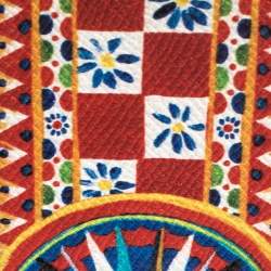 Pre Owned حافظة آيفون 7 دولتشي آند غابانا جلد مطبوعة متعددة الألوان