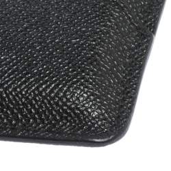مملوكة مسبقًا Dolce & Gabbana Black Dauphine Leather iPad Envelope Case