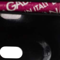 Pre Owned حافظة إير بودز دولشي أند غابانا فوشيا/ أبيض مطبوعة