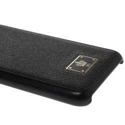 مملوكة مسبقًا جراب آيفون 7 دولتشي آند غابانا جلد أسود