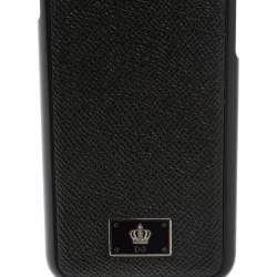 مملوكة مسبقًا جراب آيفون 7 دولتشي آند غابانا جلد أسود