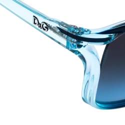 Pre Owned D&G Blue / Blue Gradient 8094 Cat Eye Sunglasses