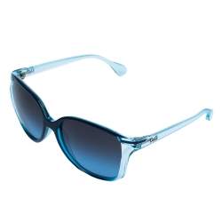 Pre Owned D&G Blue / Blue Gradient 8094 Cat Eye Sunglasses