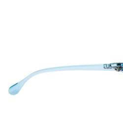 Pre Owned D&G Blue / Blue Gradient 8094 Cat Eye Sunglasses