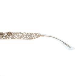 مملوكة مسبقًا نظارة شمسية دولتشي أند غابانا فيليغرانا DG2134 ذهبية عين القطة