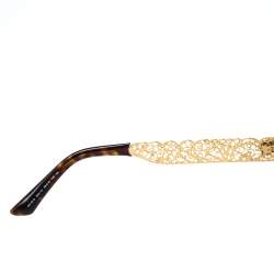 Pre Owned نظارة شمسية دولتشي أند غابانا "دي جي 4213 فيليغري" عين قطة غرادينت بني و هافانا