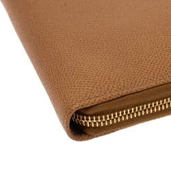 Pre Owned Dolce & Gabbana Tan Leather Agenda Organizer