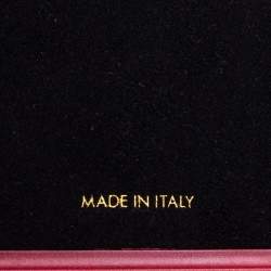Dolce & Gabbana Black/Red Fur Logo Plaque iPhone X Cover